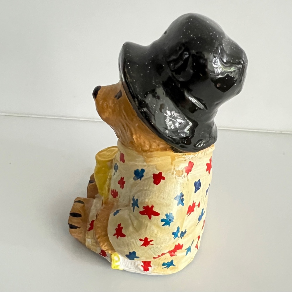Vintage Paddington honey Bear in Pyjamas Hand Painted Plaster Ornament 1970s 80s - Picture 13 of 13